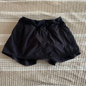 Lululemon Athletica Black tennis skirt